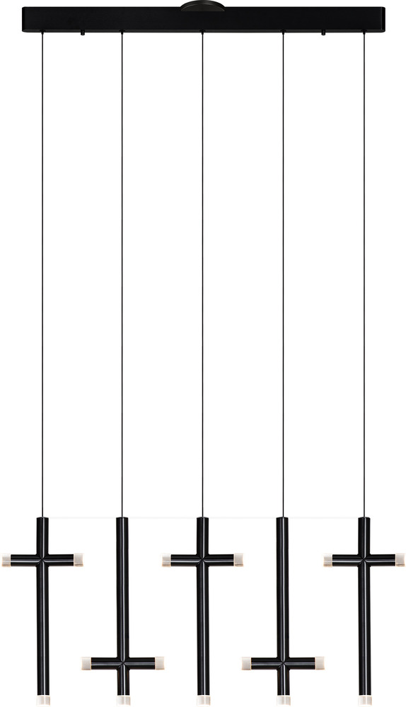 Seesaw Linear Pendant, 5 Light Pendant
